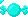 a pixel art cursor that looks like a teal piece of wrapped candy