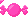a pixel art cursor that looks like a pink piece of wrapped candy