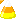 a pixel art cursor that looks like a piece of candy corn