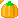 a pixel art cursor that looks like a mellocreme pumpkin