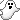 a pixel art cursor that looks like a ghost